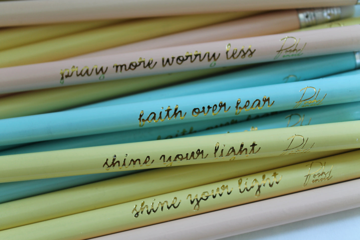 30pc. Faith Quote Pencils