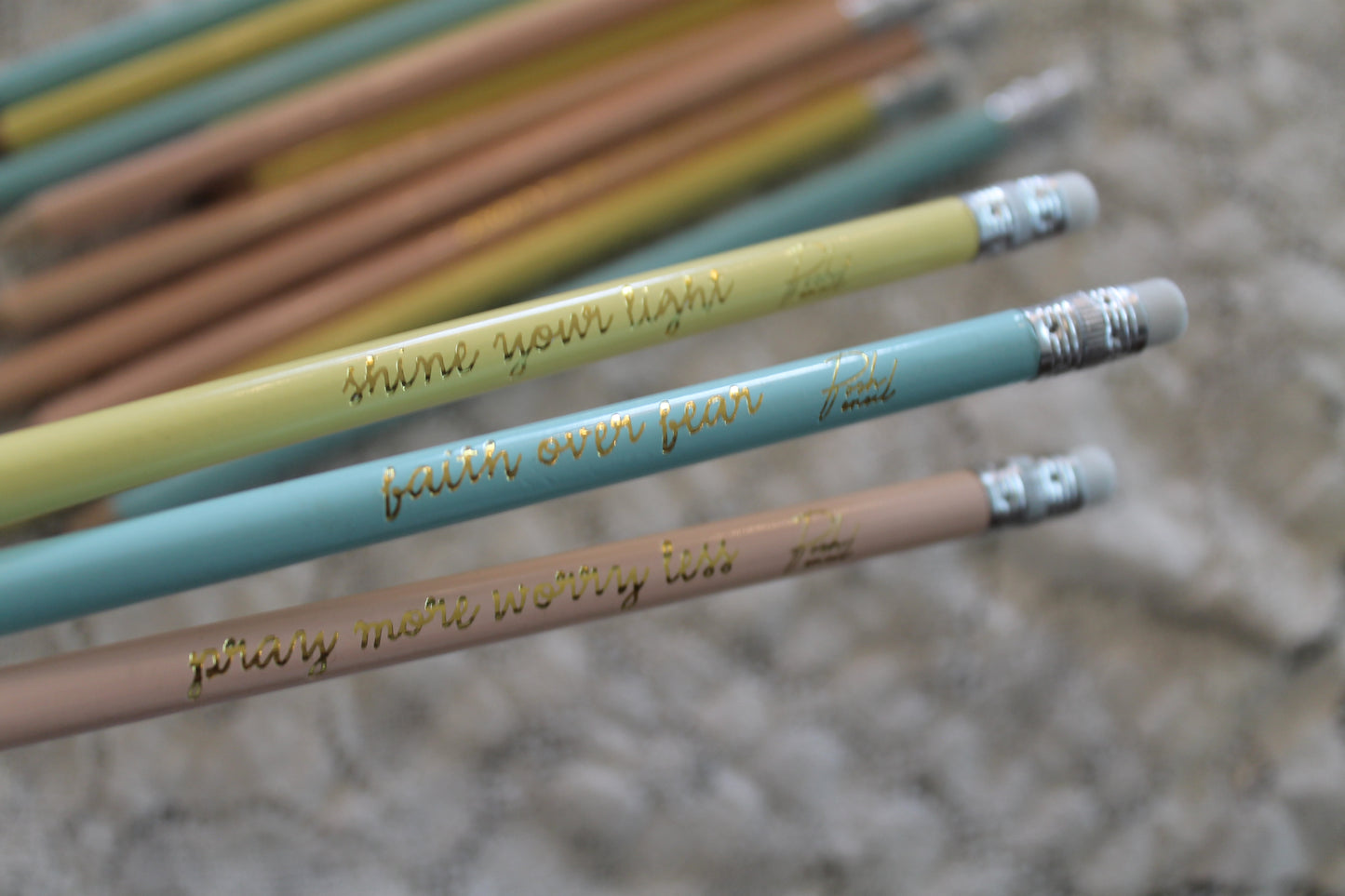 30pc. Faith Quote Pencils