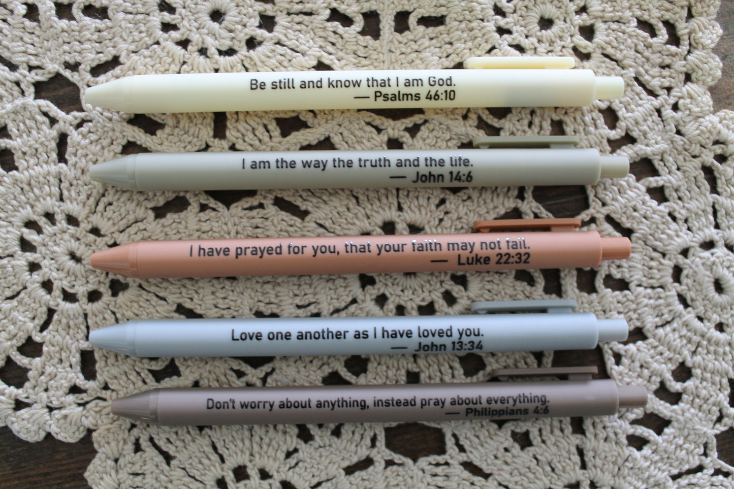 Neutral Scripture Pens