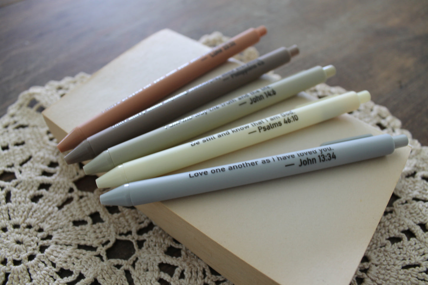 Neutral Scripture Pens