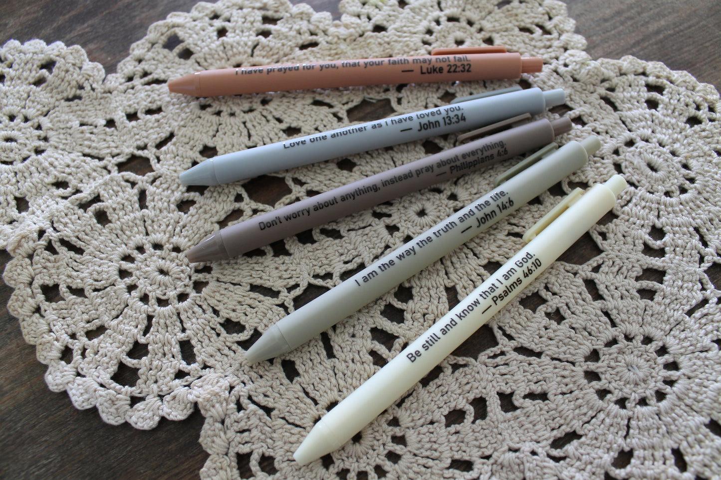 Neutral Scripture Pens