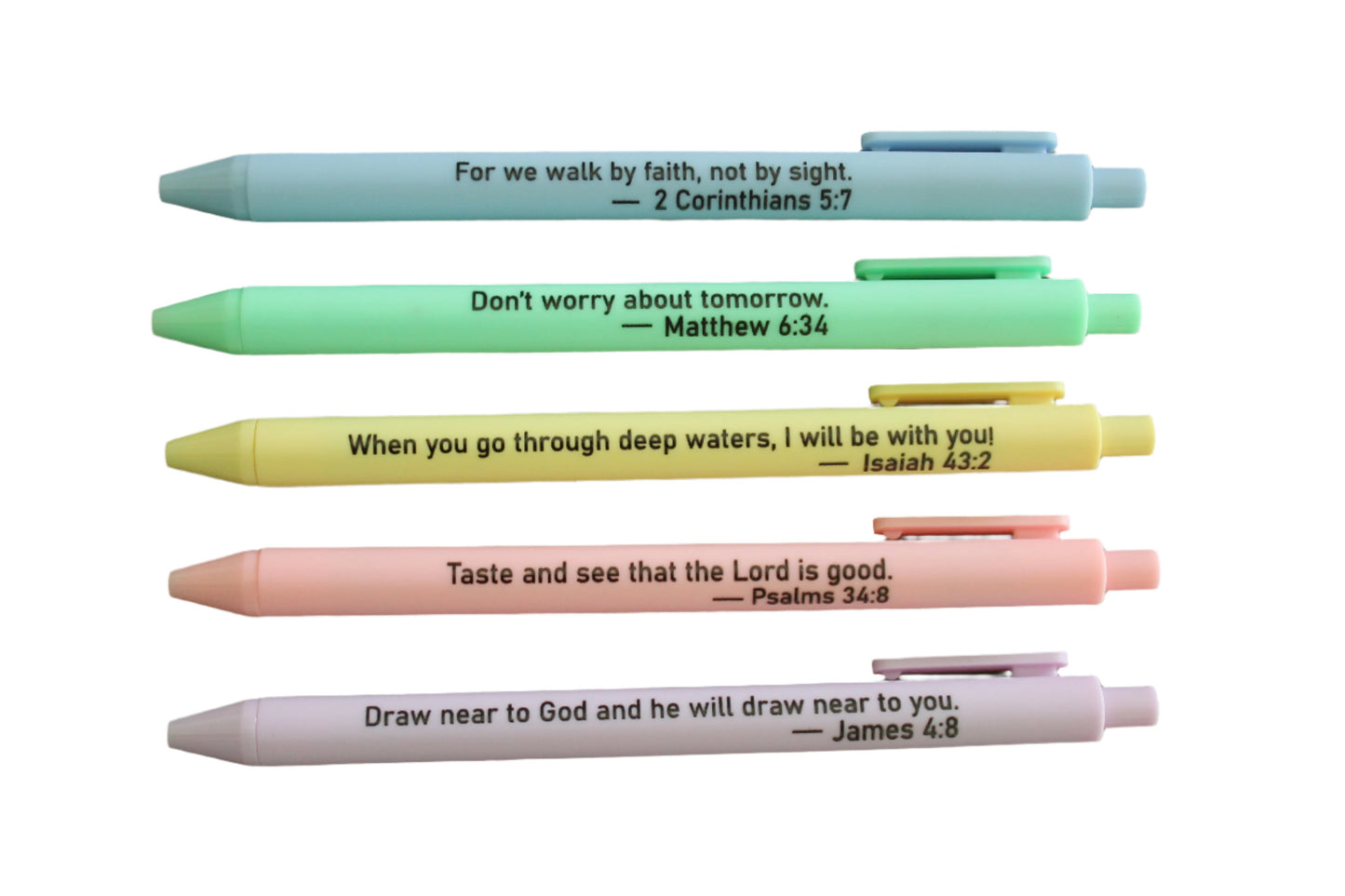 Pastel Scripture Pens