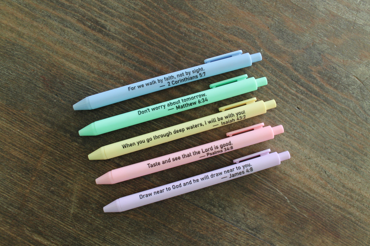 Pastel Scripture Pens