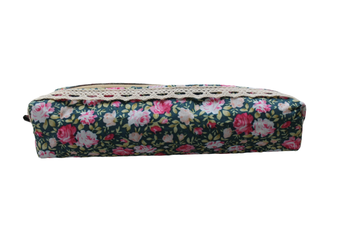 Teal Floral Pen Pouch