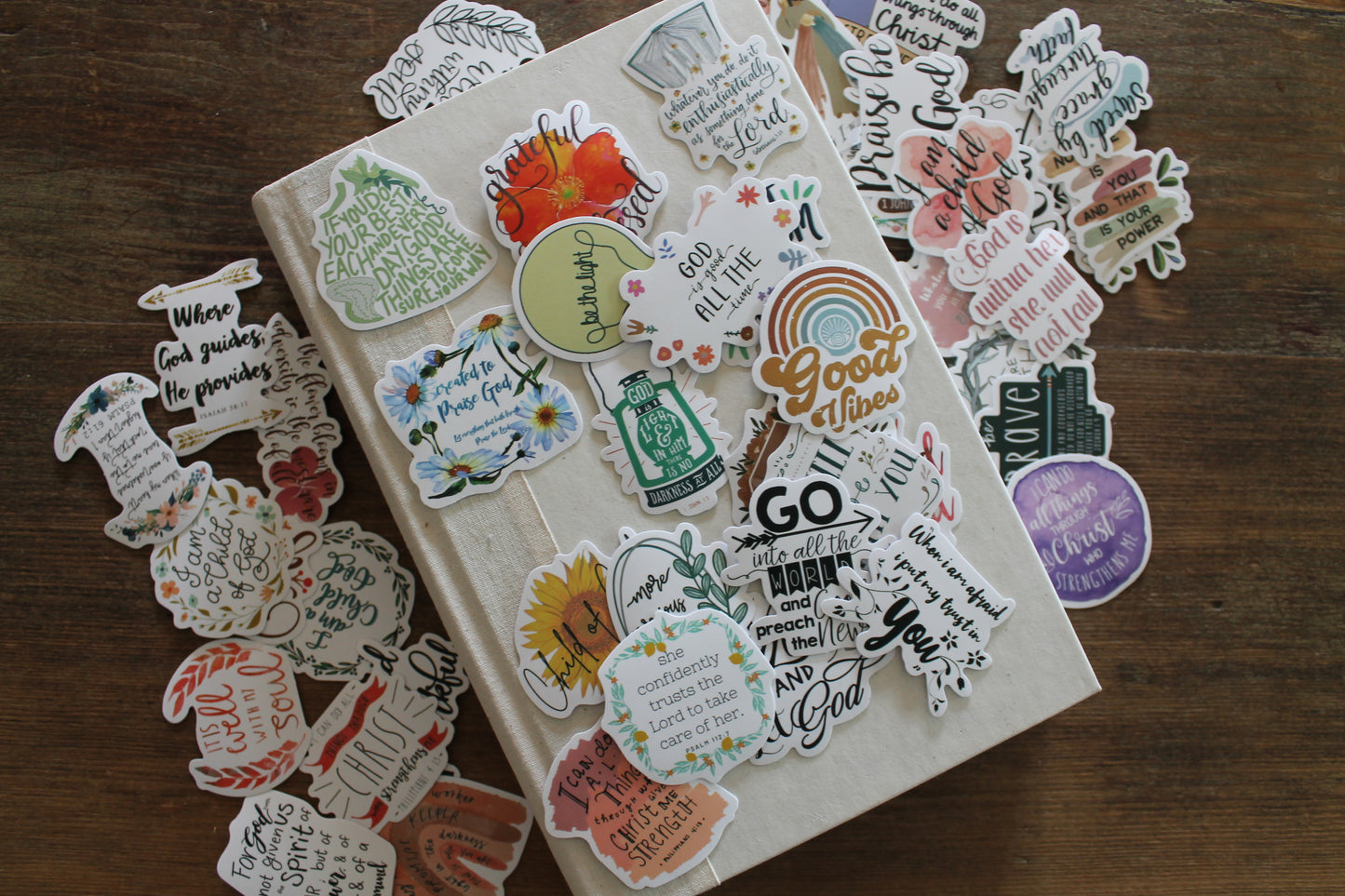 50pc. Bold Faith Stickers